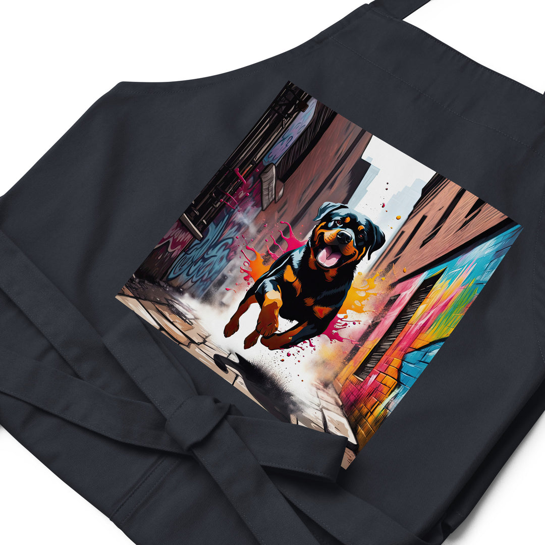 Rottweiler- Organic cotton apron v5