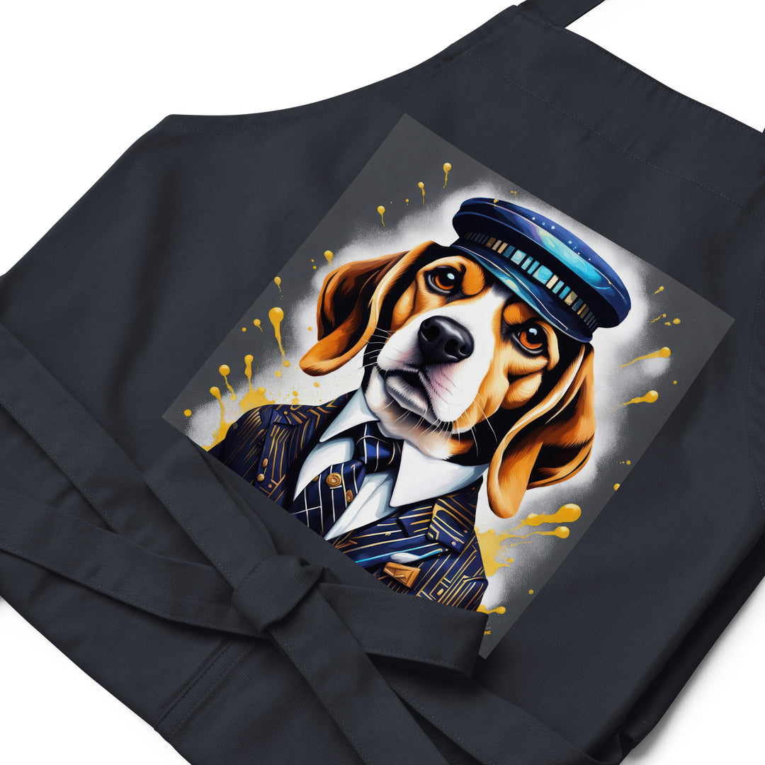 Beagle- Organic cotton apron v5