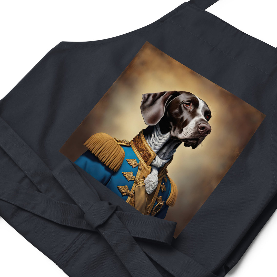 German Shorthaired Pointer- Organic cotton apron v2