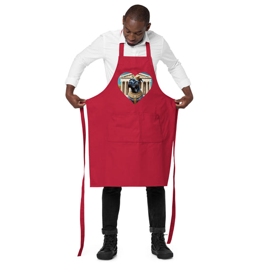 Organic cotton apron-Cane Corso