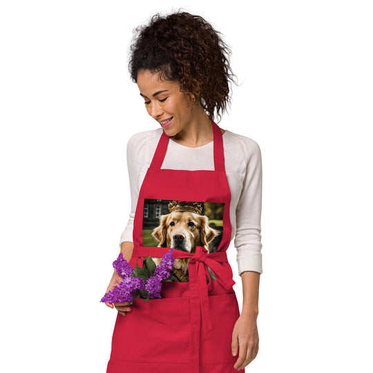 Golden Retriever- Organic cotton apron v2