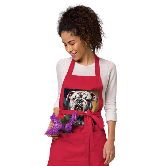 Bulldog- Organic cotton apron v4