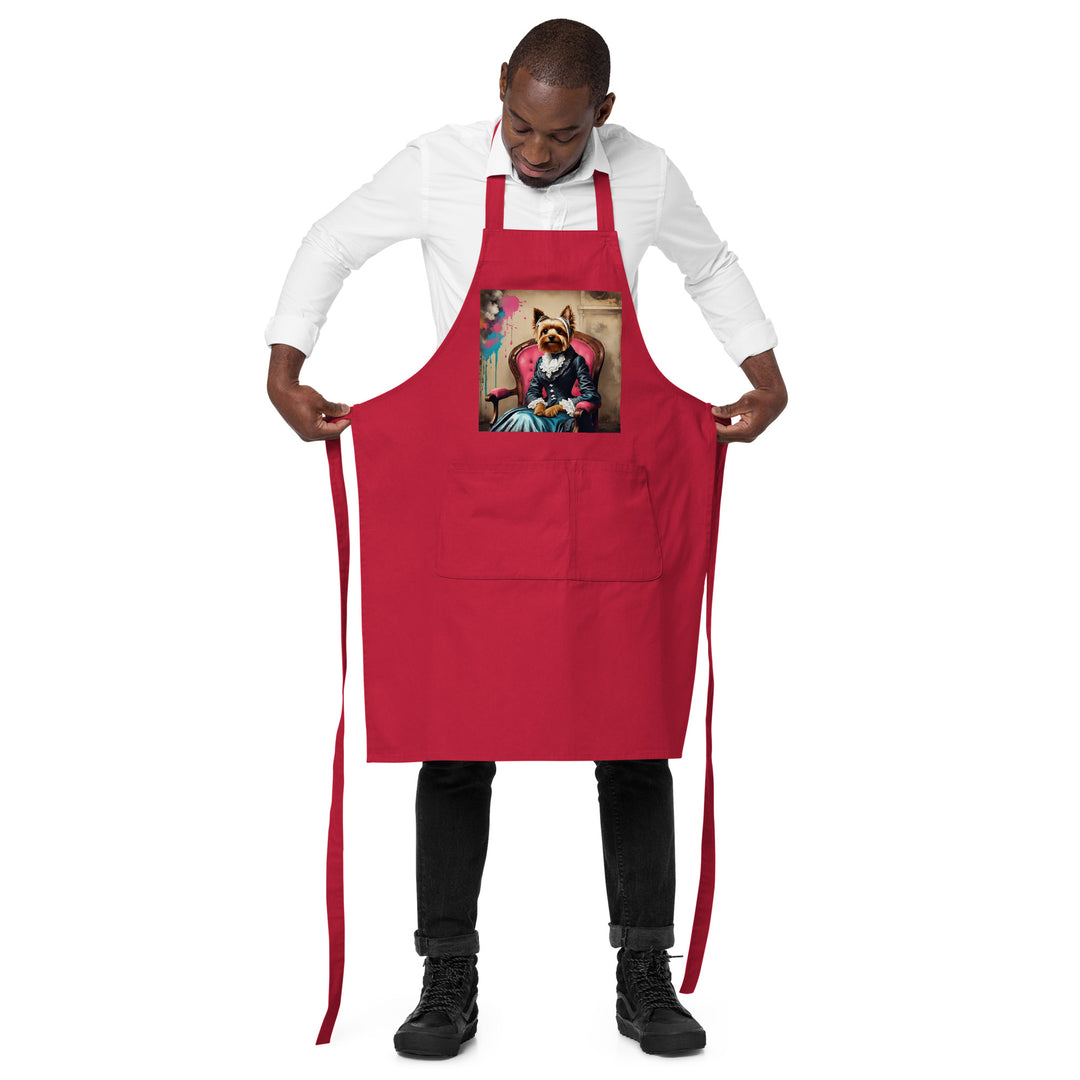 Yorkshire Terrier- Organic cotton apron v3