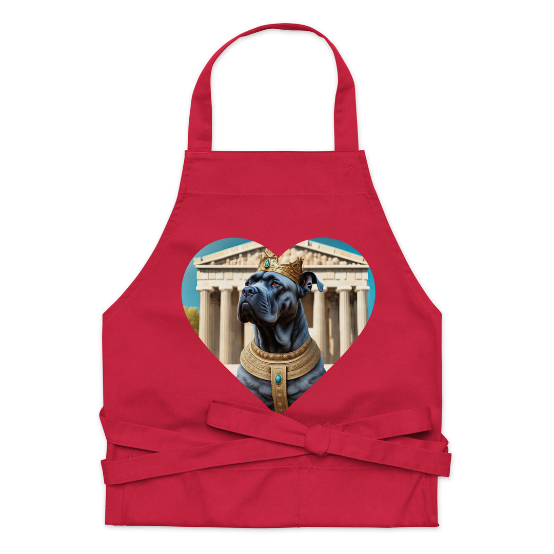 Organic cotton apron-Cane Corso