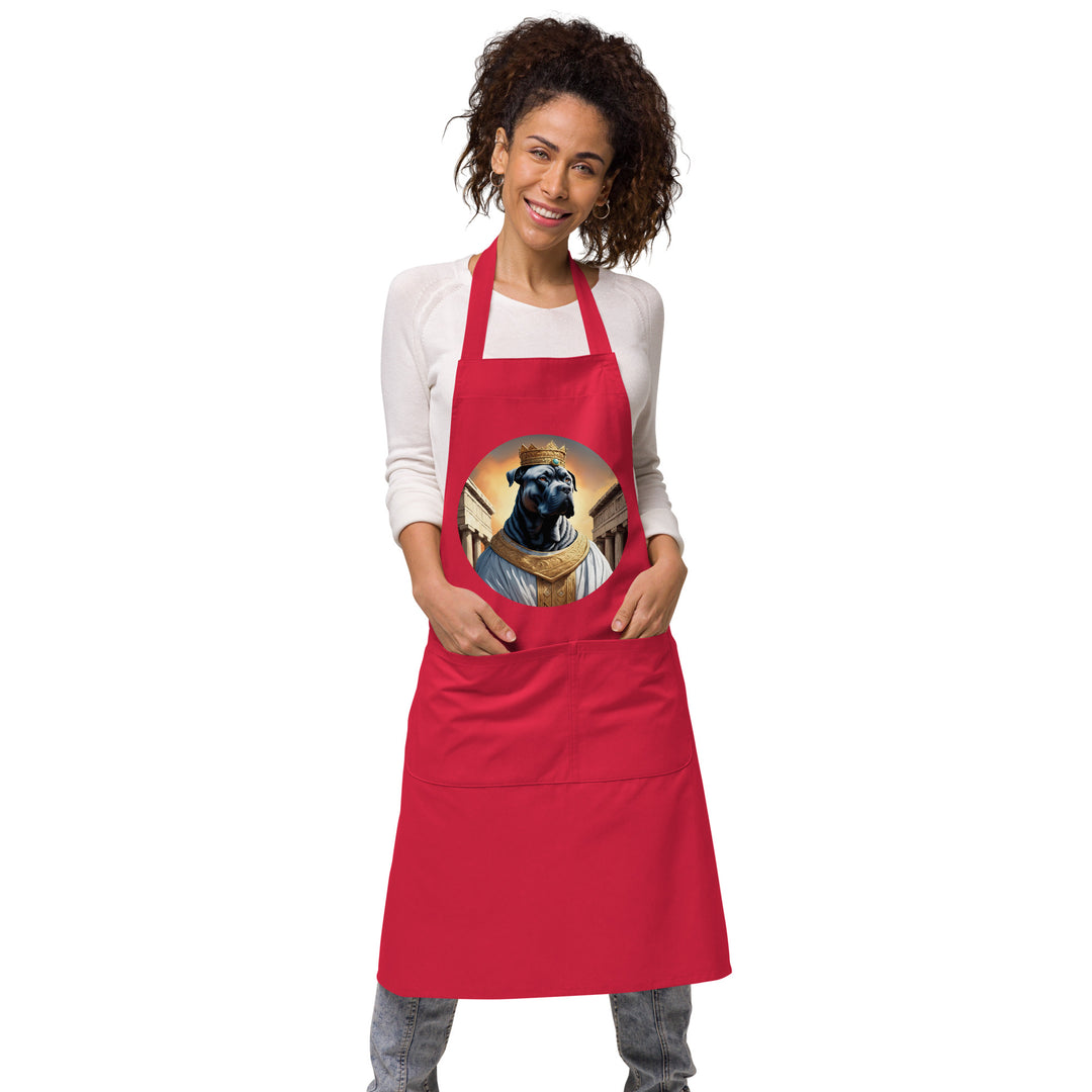 Organic cotton apron-Cane Corso V3