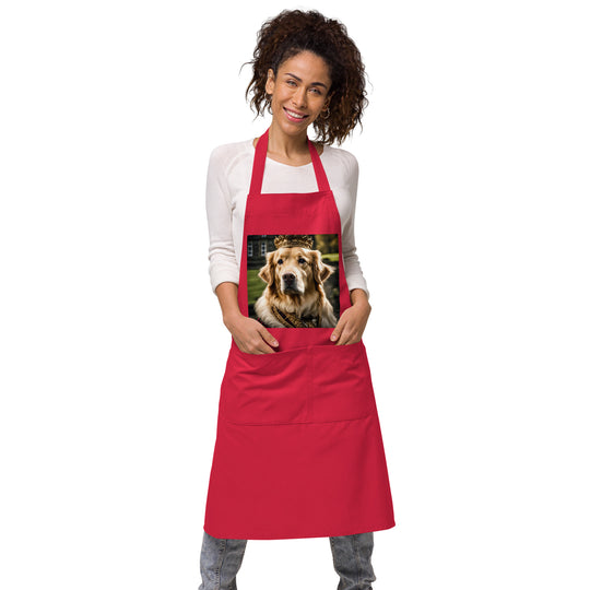 Golden Retriever- Organic cotton apron v2