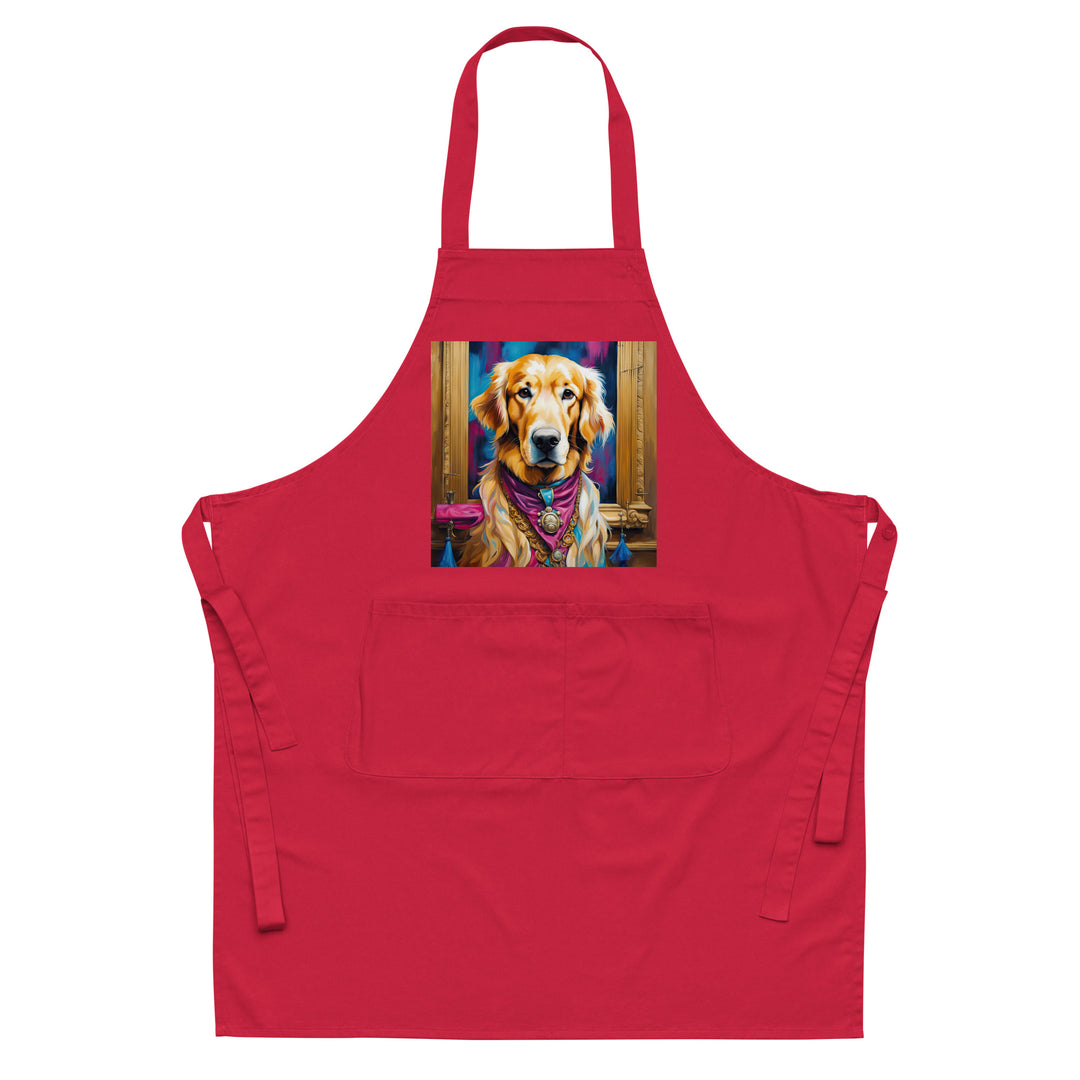 Golden Retriever- Organic cotton apron v4