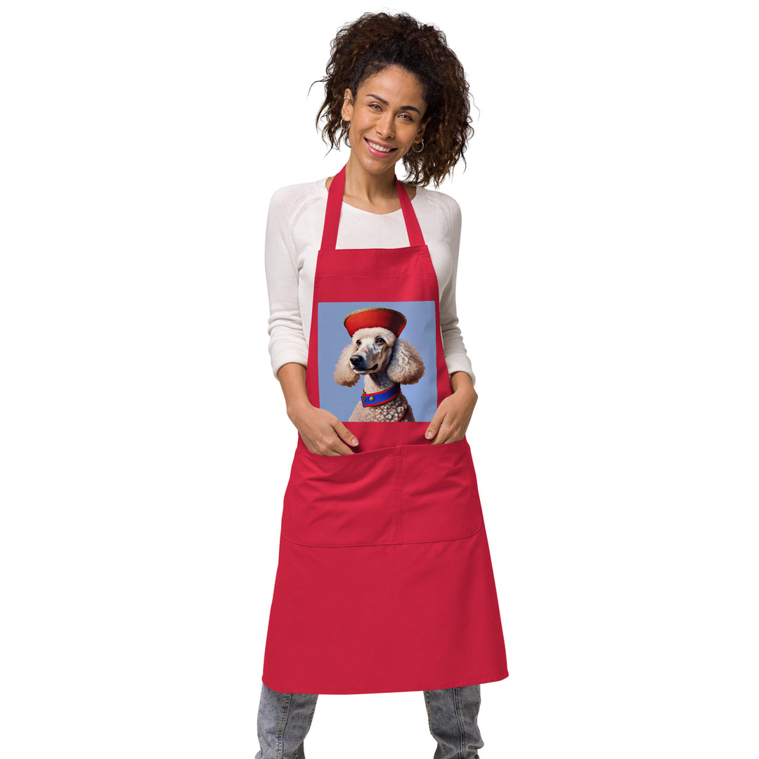 Poodle- Organic cotton apron v4