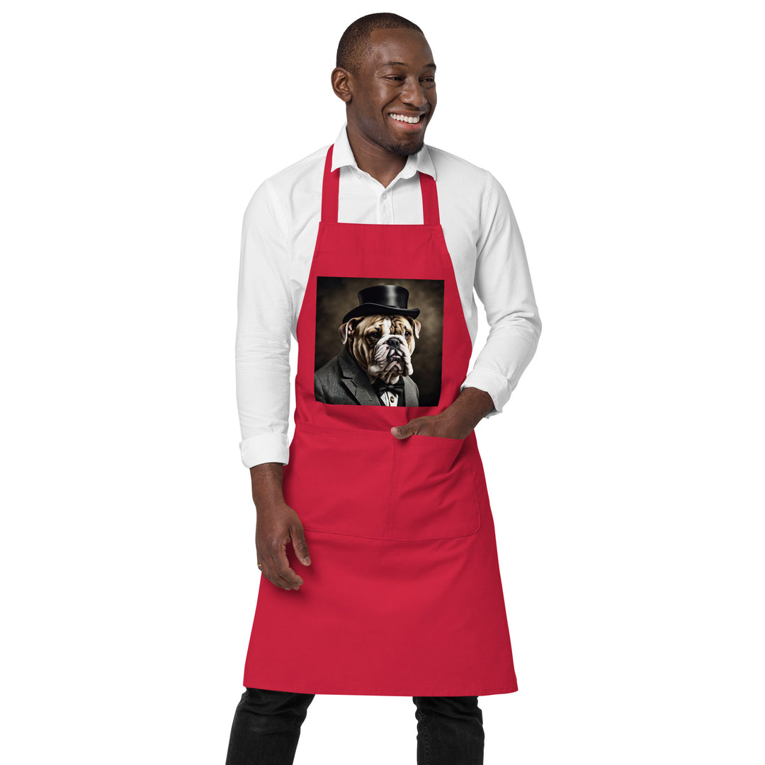 Bulldog- Organic cotton apron