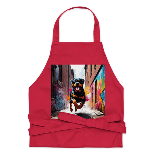 Rottweiler- Organic cotton apron v5