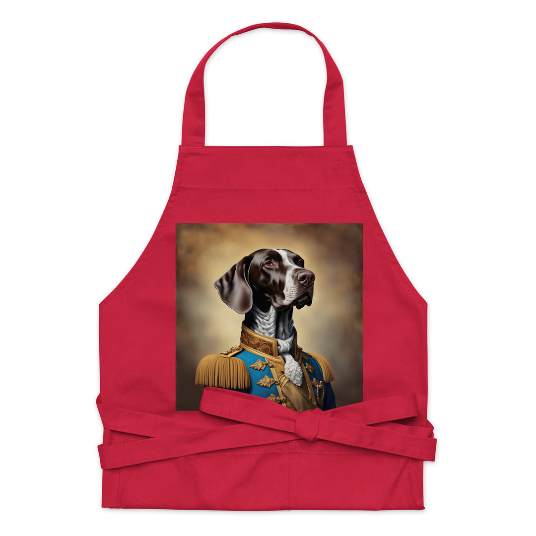 German Shorthaired Pointer- Organic cotton apron v2