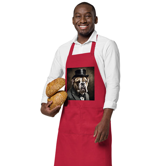 Bulldog- Organic cotton apron