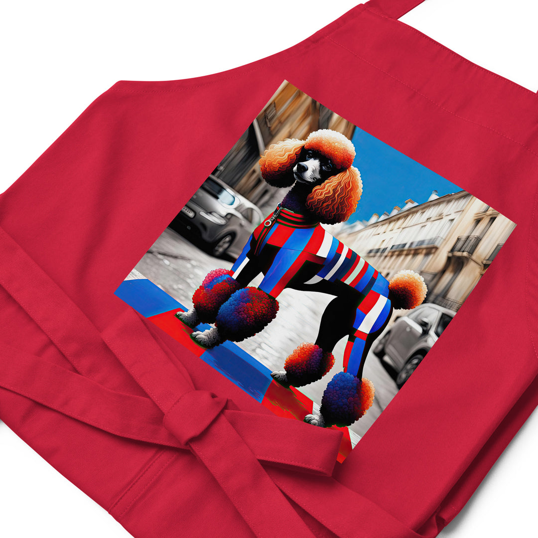 Poodle- Organic cotton apron v2