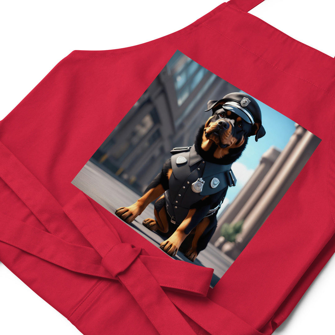 Rottweiler- Organic cotton apron v3