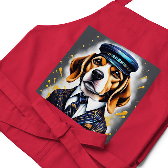 Beagle- Organic cotton apron v5