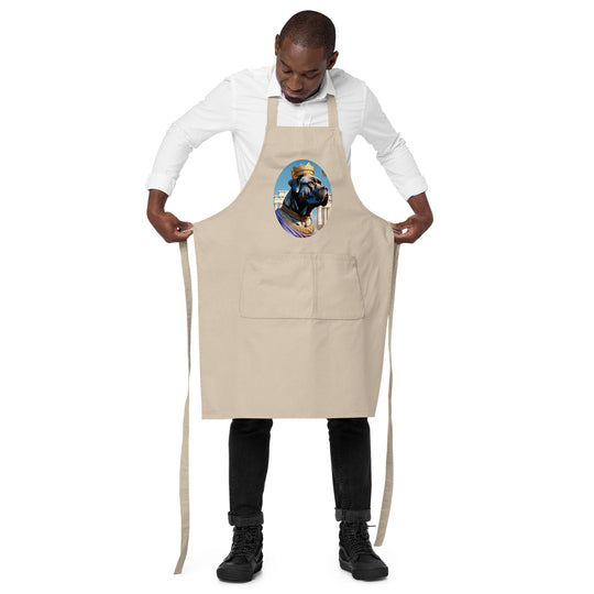 Organic cotton apron-Cane Corso V2