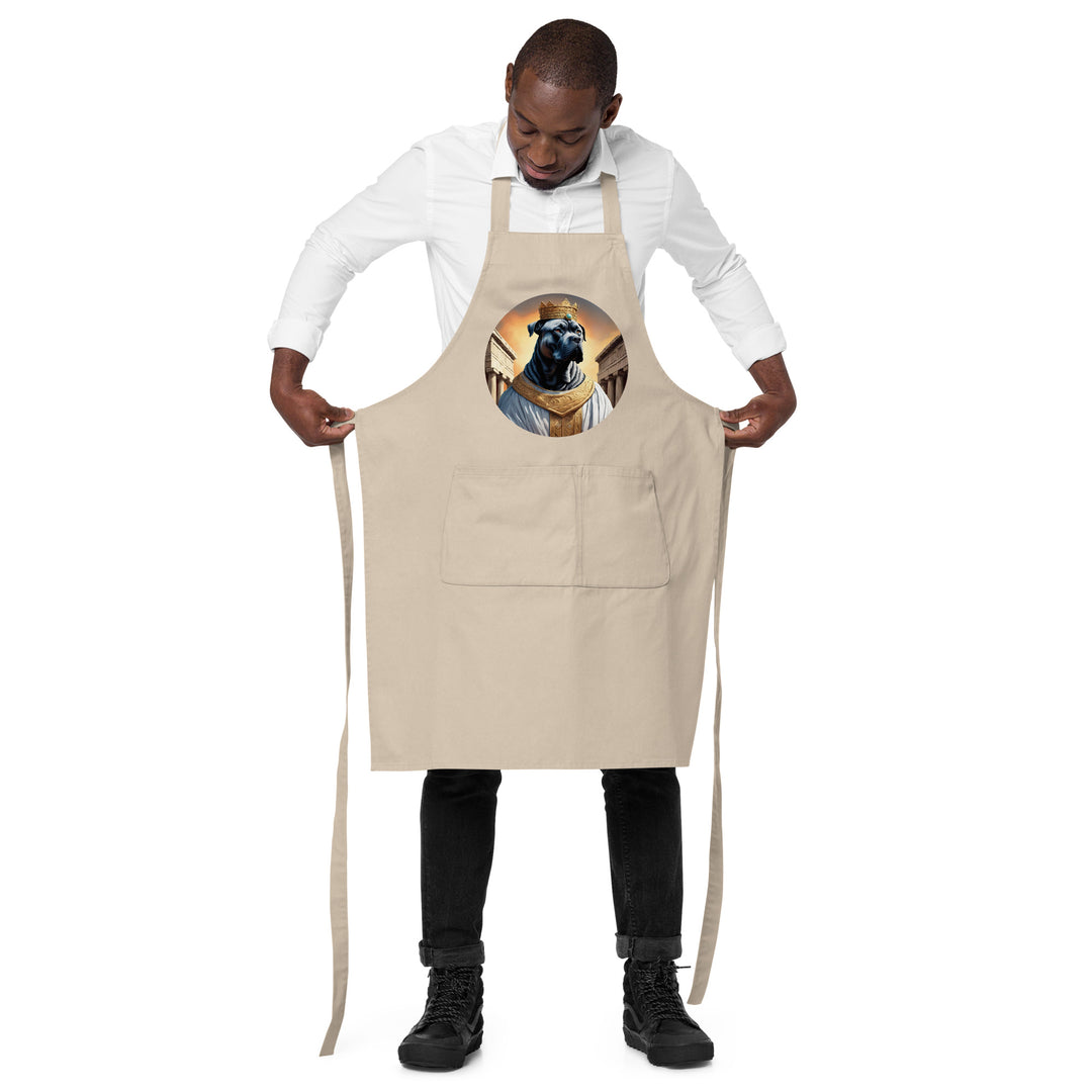 Organic cotton apron-Cane Corso V3