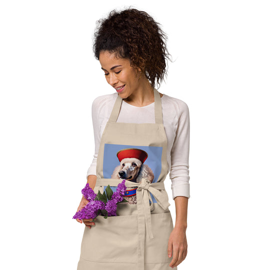 Poodle- Organic cotton apron v4