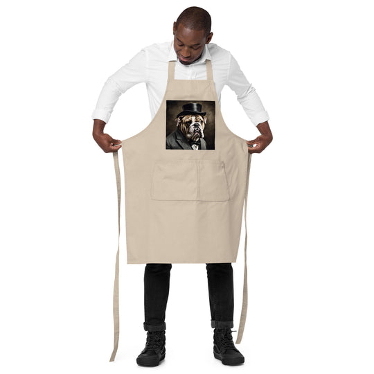 Bulldog- Organic cotton apron