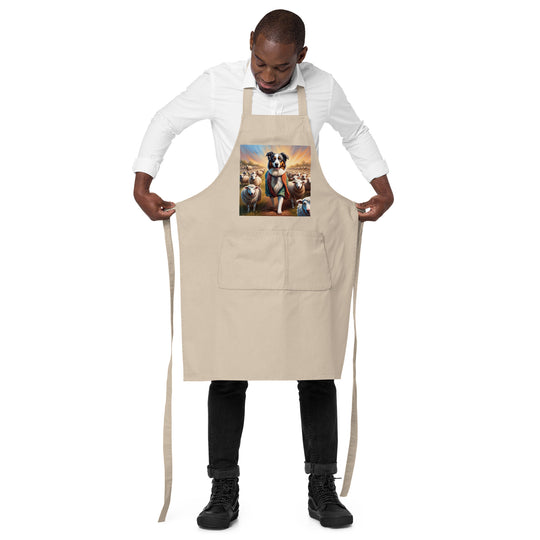 Australian Shepherd- Organic cotton apron