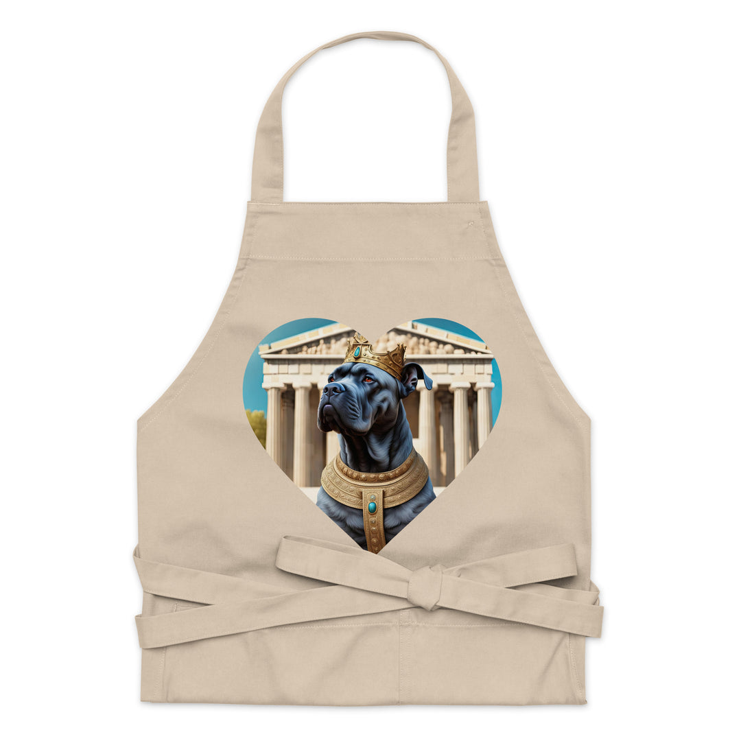 Organic cotton apron-Cane Corso