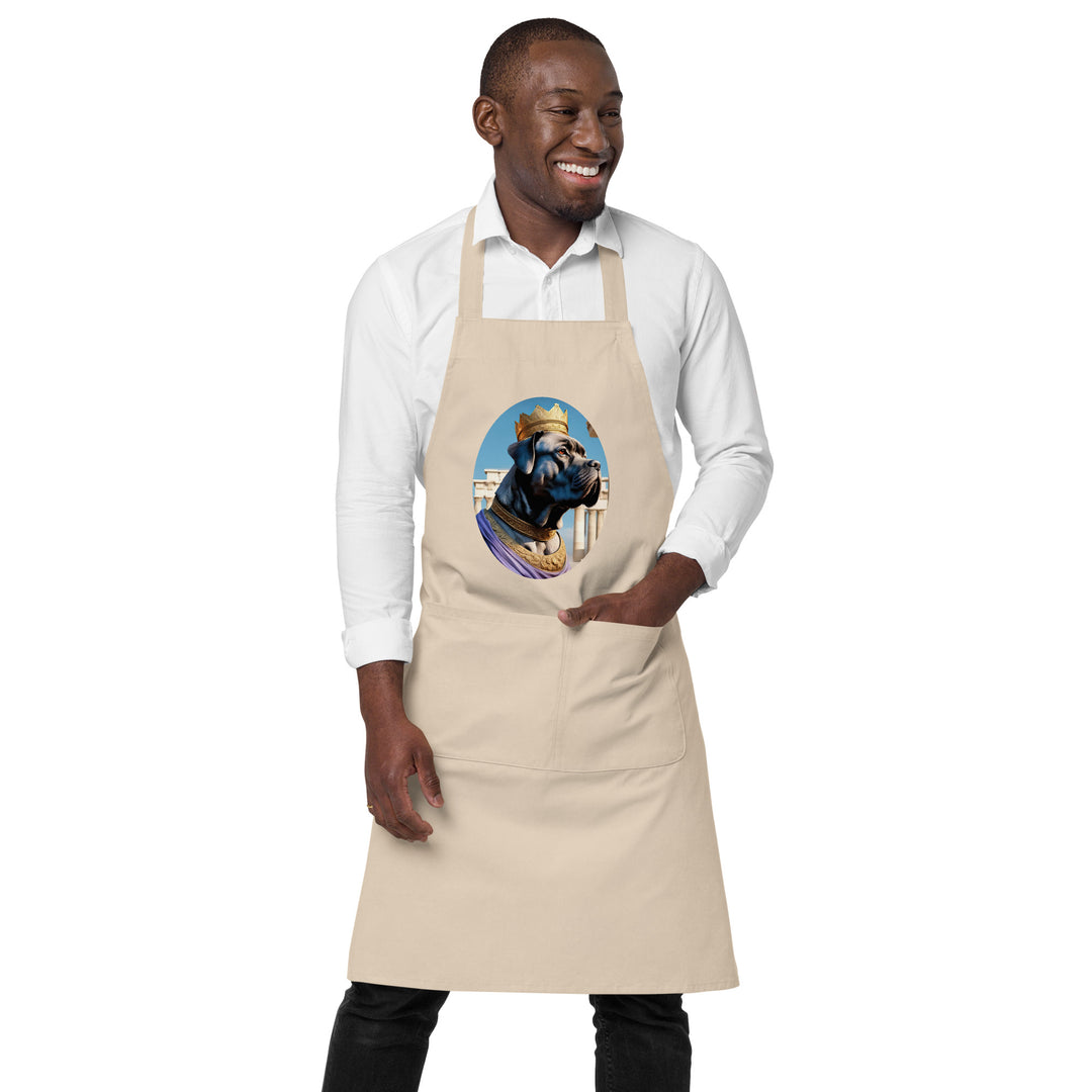 Organic cotton apron-Cane Corso V2