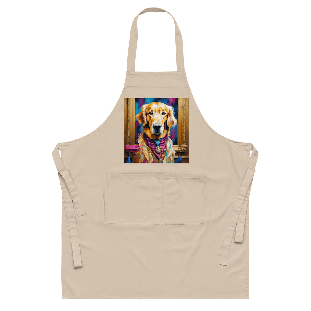 Golden Retriever- Organic cotton apron v4