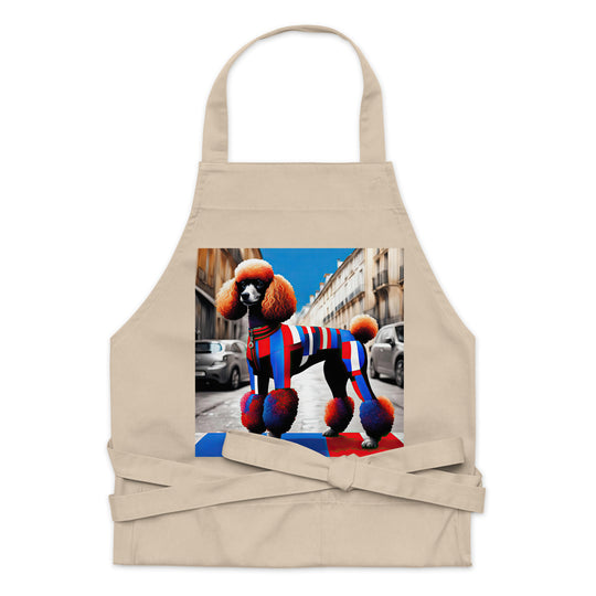 Poodle- Organic cotton apron v2