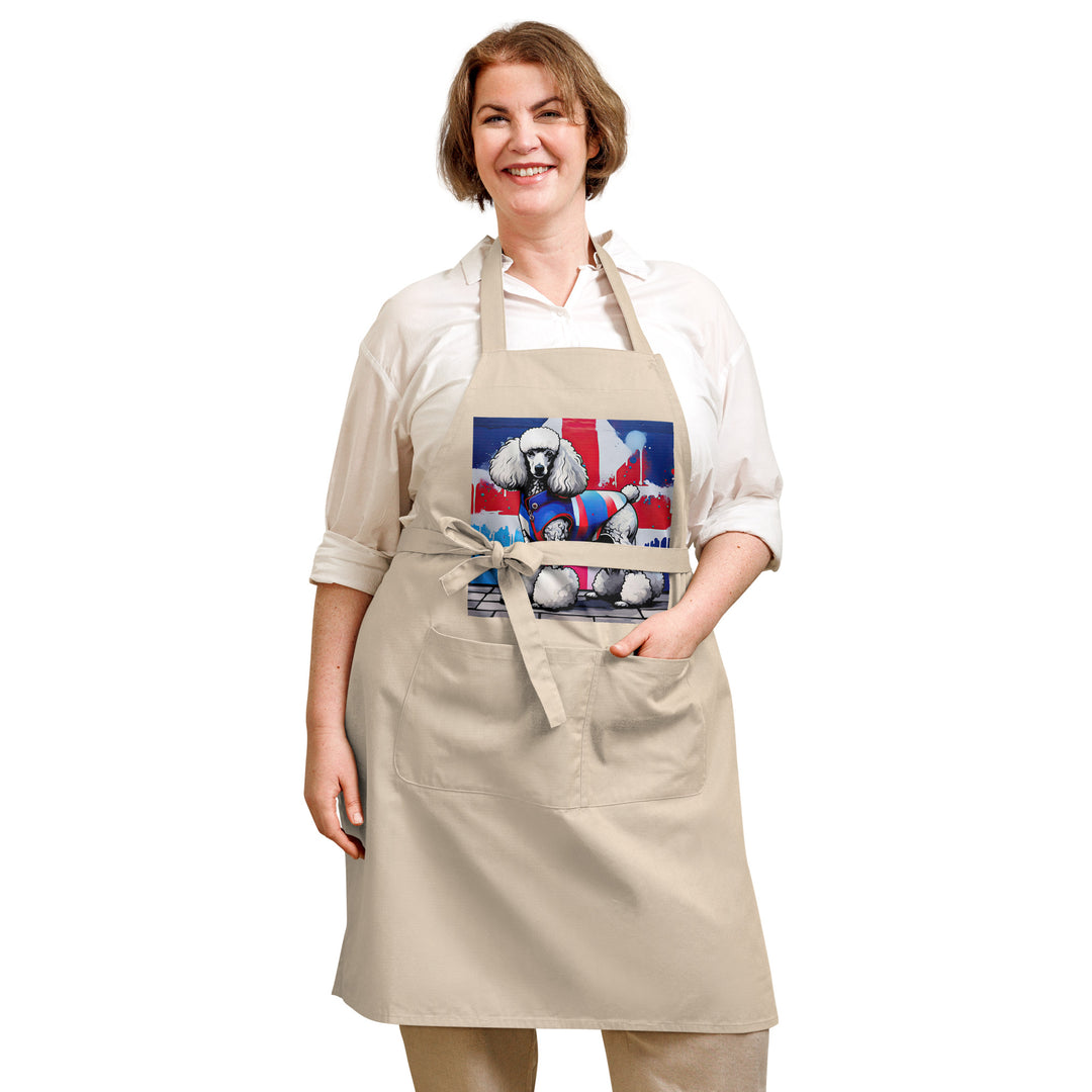 Poodle- Organic cotton apron v3