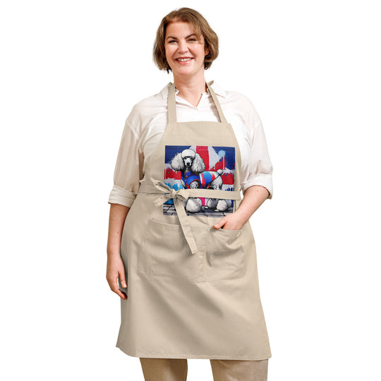Poodle- Organic cotton apron v3