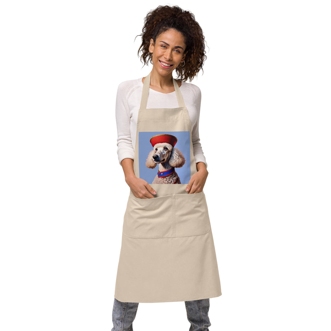 Poodle- Organic cotton apron v4