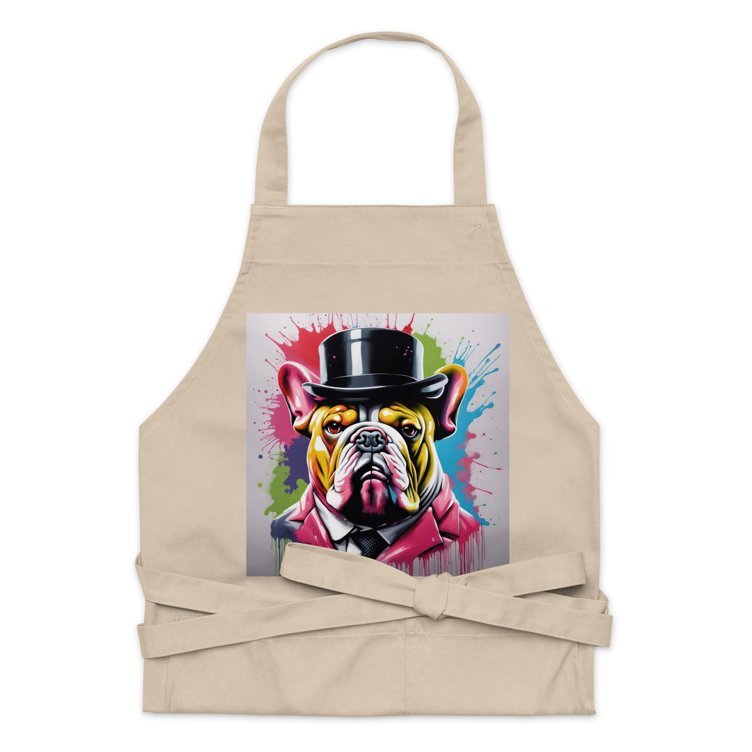 Bulldog- Organic cotton apron v2