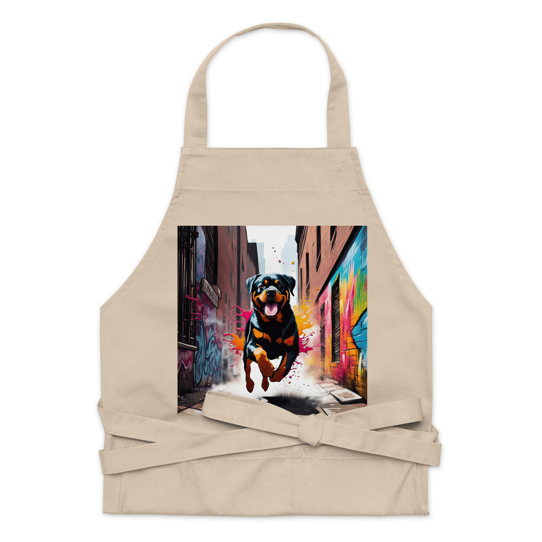 Rottweiler- Organic cotton apron v5