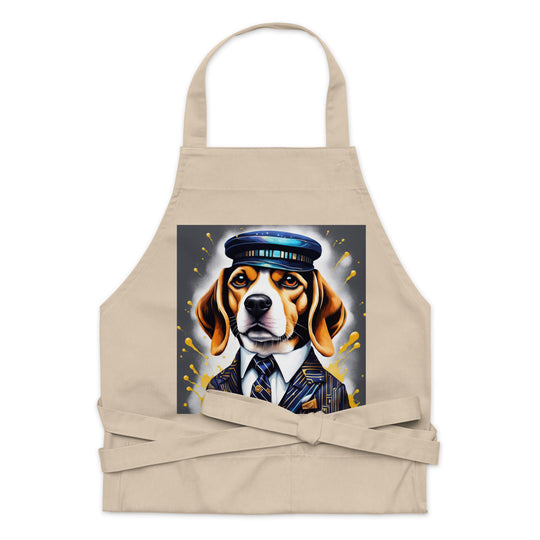 Beagle- Organic cotton apron v5