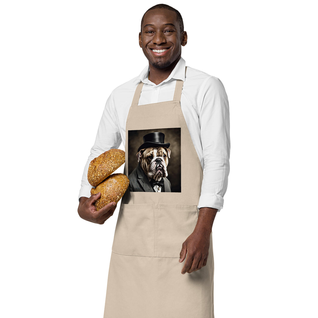 Bulldog- Organic cotton apron