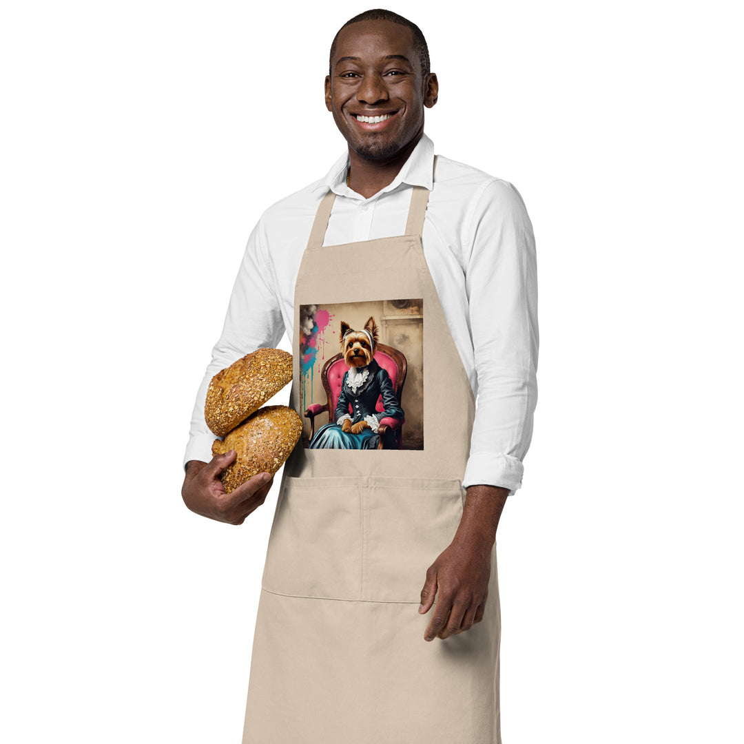 Yorkshire Terrier- Organic cotton apron v3