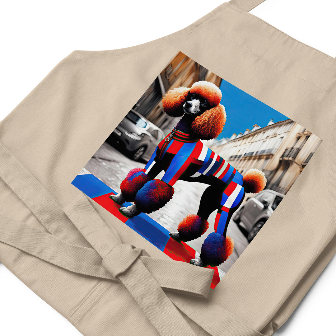 Poodle- Organic cotton apron v2