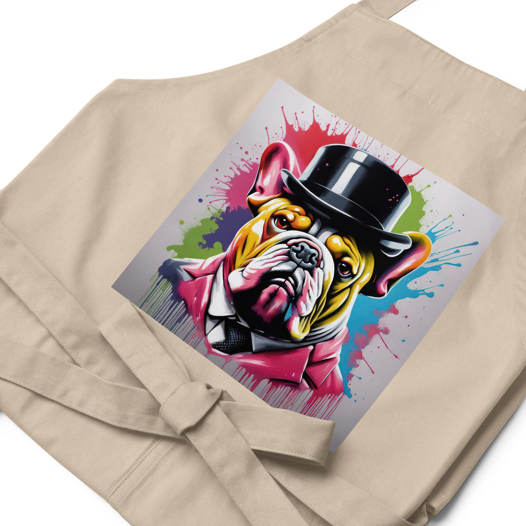 Bulldog- Organic cotton apron v2