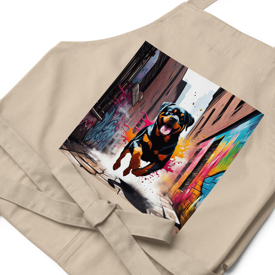 Rottweiler- Organic cotton apron v5