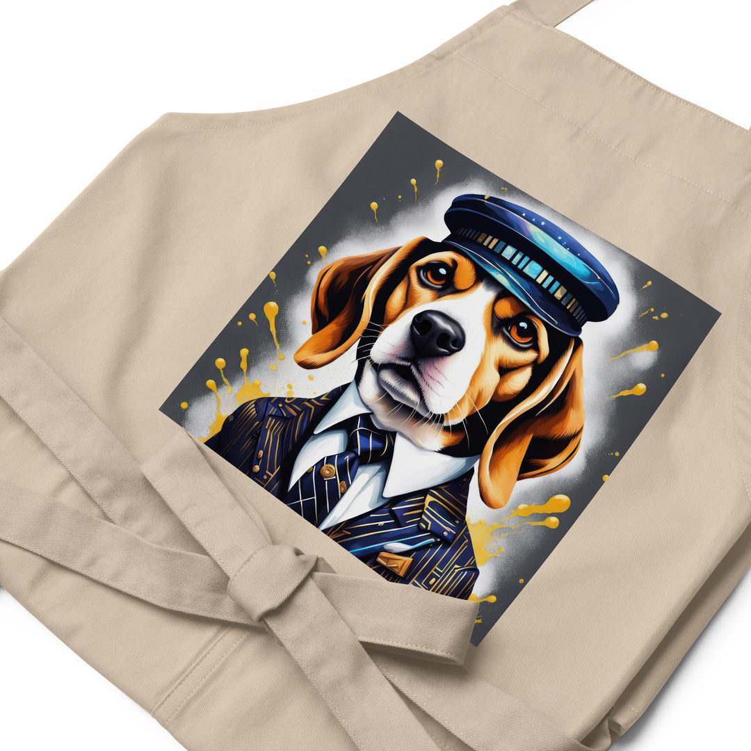 Beagle- Organic cotton apron v5