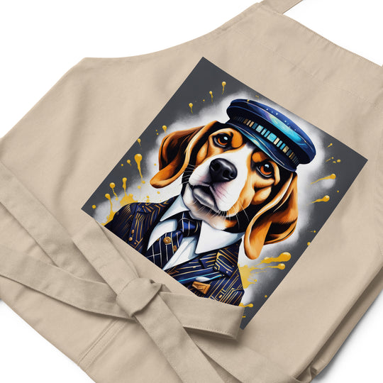 Beagle- Organic cotton apron v5