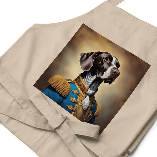 German Shorthaired Pointer- Organic cotton apron v2