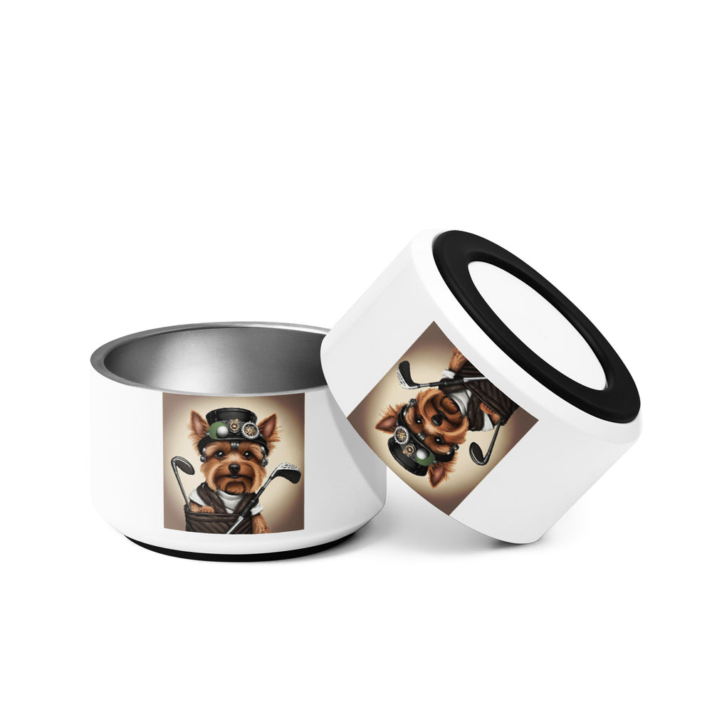 Yorkshire Terrier Golfer- Pet bowl v3