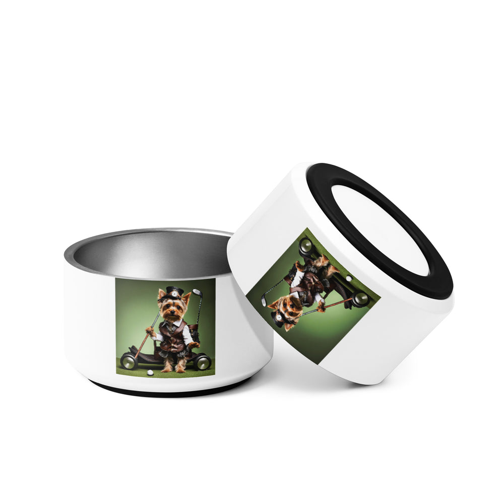 Yorkshire Terrier Golfer- Pet bowl v4