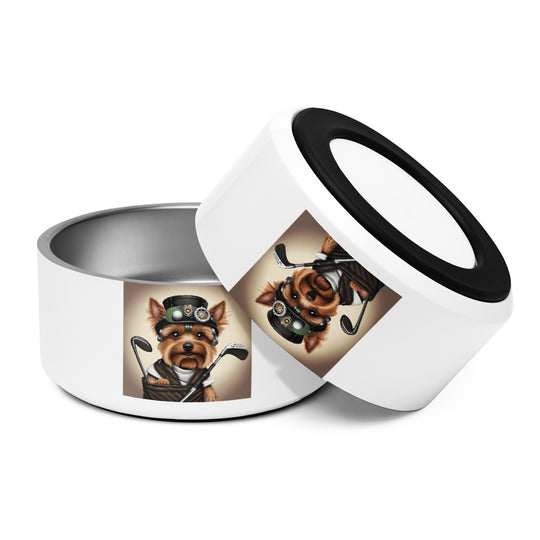 Yorkshire Terrier Golfer- Pet bowl v3