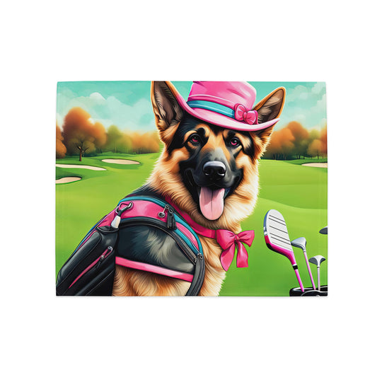 German Shepherd Golfer- Placemat Set