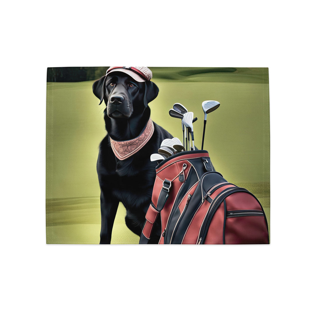 Golden Retriever Golfer- Placemat Set