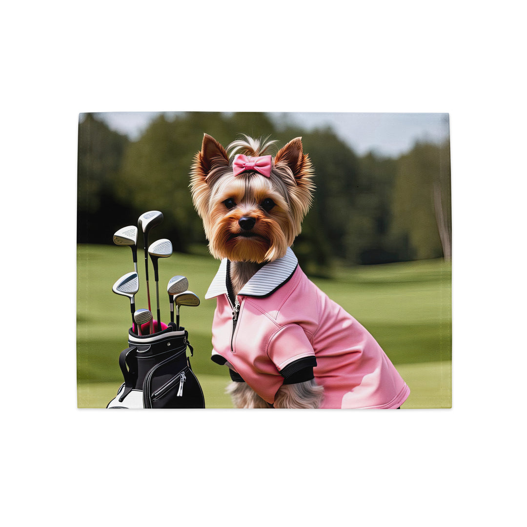 Yorkshire Terrier Golfer- Placemat Set