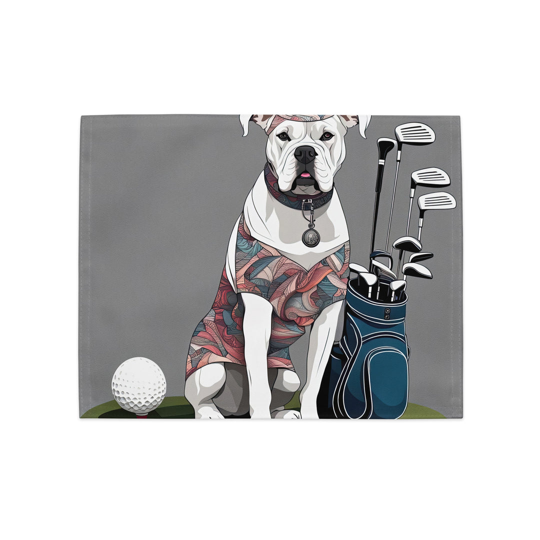 American Bulldog Golfer- Placemat Set