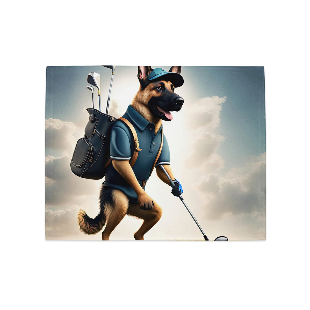 German Shepherd Golfer- Placemat Set